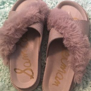 Grey Fluff Slides